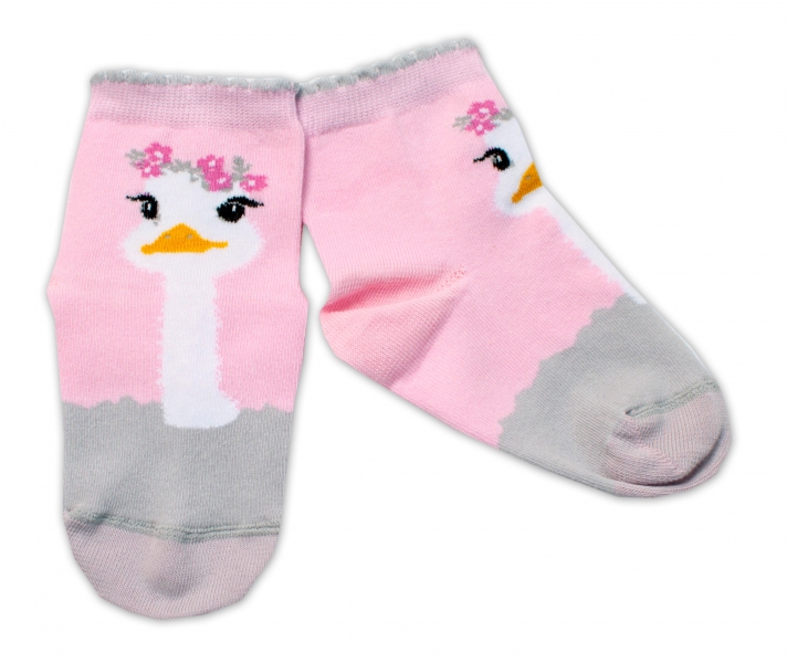 123383-211847-baby-nellys-bavlnene-ponozky-pstros-svetlo-ruzove-vel-17-18cm