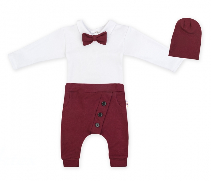 129183-226500-baby-nellys-3-dielna-sada-hubert-body-s-motylikom-teplaciky-a-ciapocka-bordo-vel-80