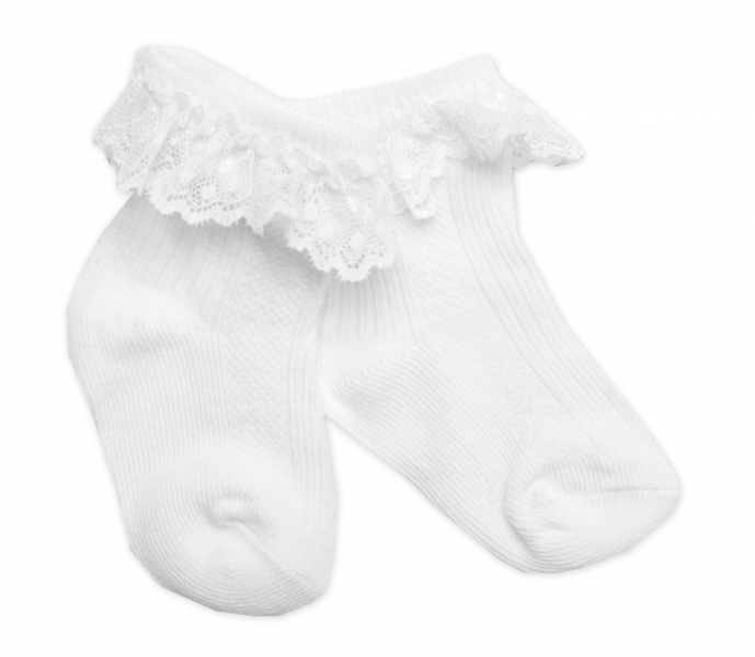 144814-267241-bavlnene-ponozky-s-cipkovym-volanikom-baby-nellys-biele