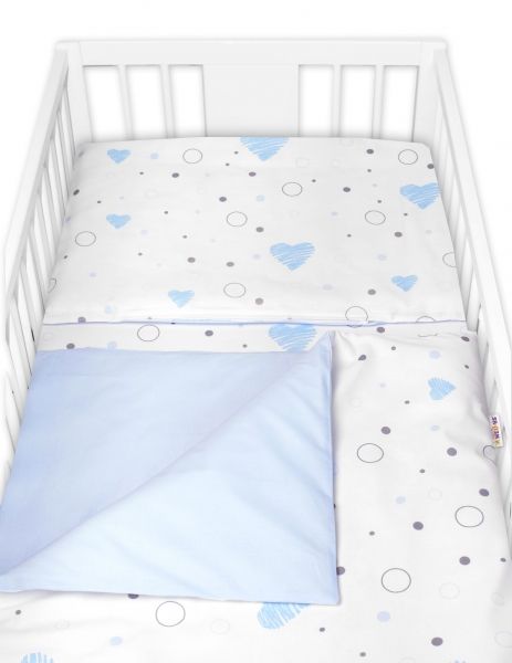 142330-260411-obliecky-do-postielky-bavlna-2d-sada-baby-nellys-i-love-boy-modra-biela-135x100-cm