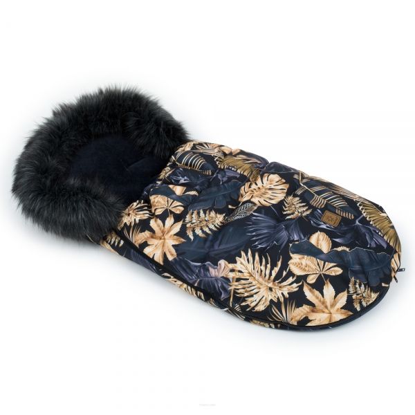 148948-286403-zimny-fusak-lux-s-kozusinkou-listy-50-x-100cm-cierny-zlaty