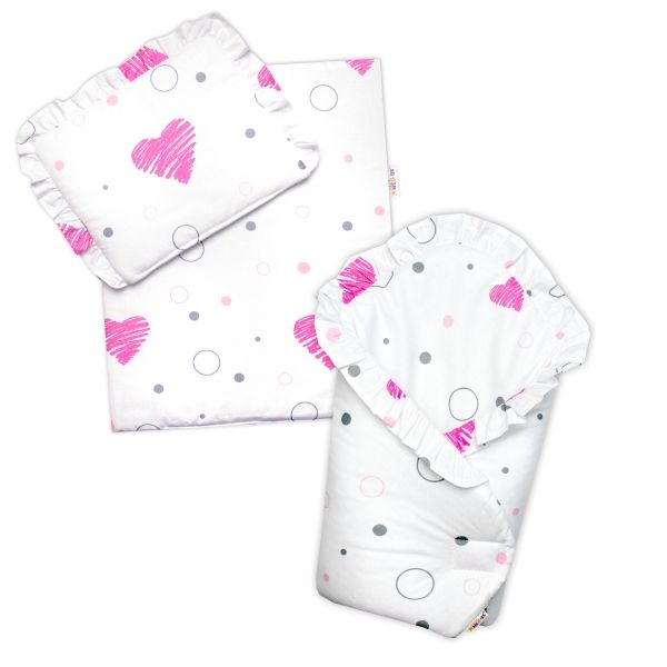 145438-268579-luxusna-sada-pre-babiku-baby-nellys-zavinovacka-perinka-a-vankusik-i-love-girl